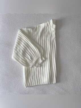 cropped mock-neck sweater